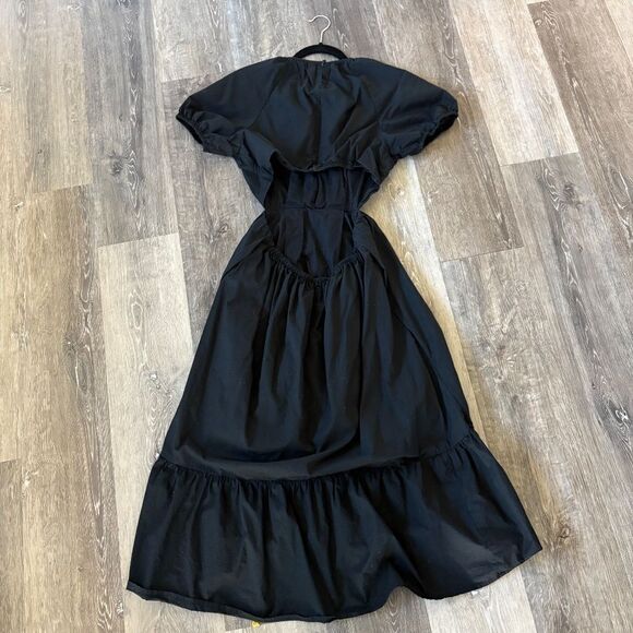 J. Crew Black Midi Dress - Picture 3 of 12